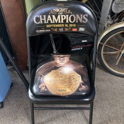WWE Kane Night Of Champions Allstate Arena Padded Chair