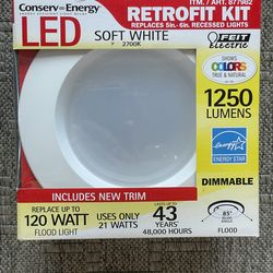 LED RETROFIT KIT - 2700K - 5-6” Recessed