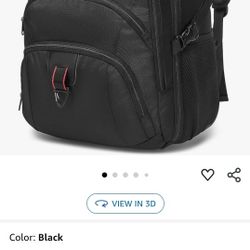 Rolling Backpack,17 inch Water Resistant Wheeled Backpack,Carry on