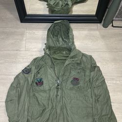 Vintage U.S. Air Force M-1965 Field Jacket With Patches Tactical Air Command