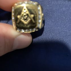 14k Gold Plated Pinky Ring Size 7 Over Sterling Silver 