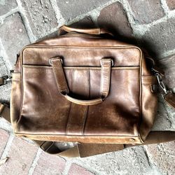 Coach, Leather Briefcase, Satchel, Messenger, Bag, Brown, Leather, Classic Vintage