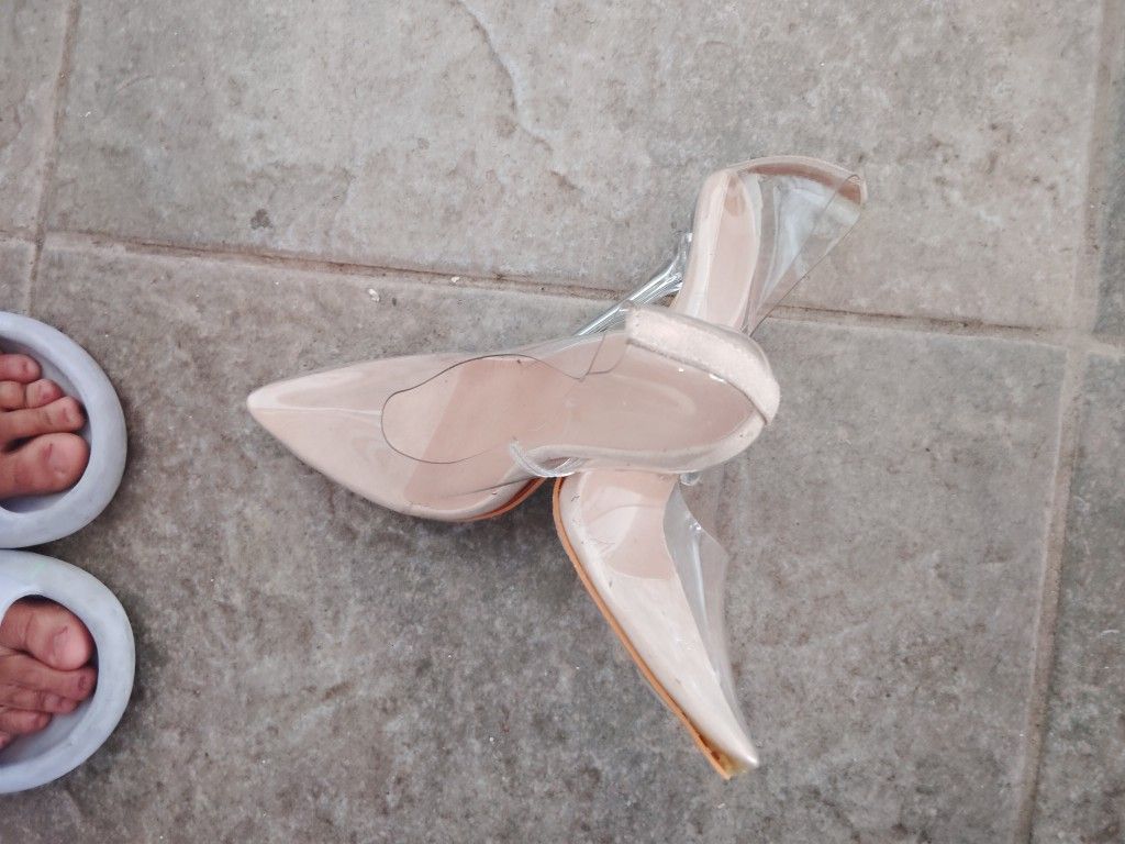 Never Worn Clear Heel