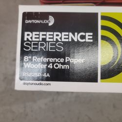 Dayton Audio 8" Woofer 4 Ohm