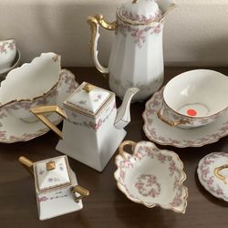 Vintage LIMOGES Elite Works France Porcelain Dinnerware 