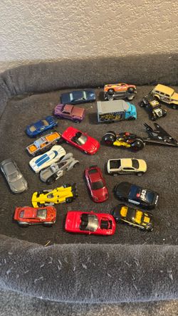 Bag of hot wheels cars
