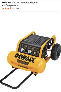 Dewalt Air Compressor 4.5 Gal.