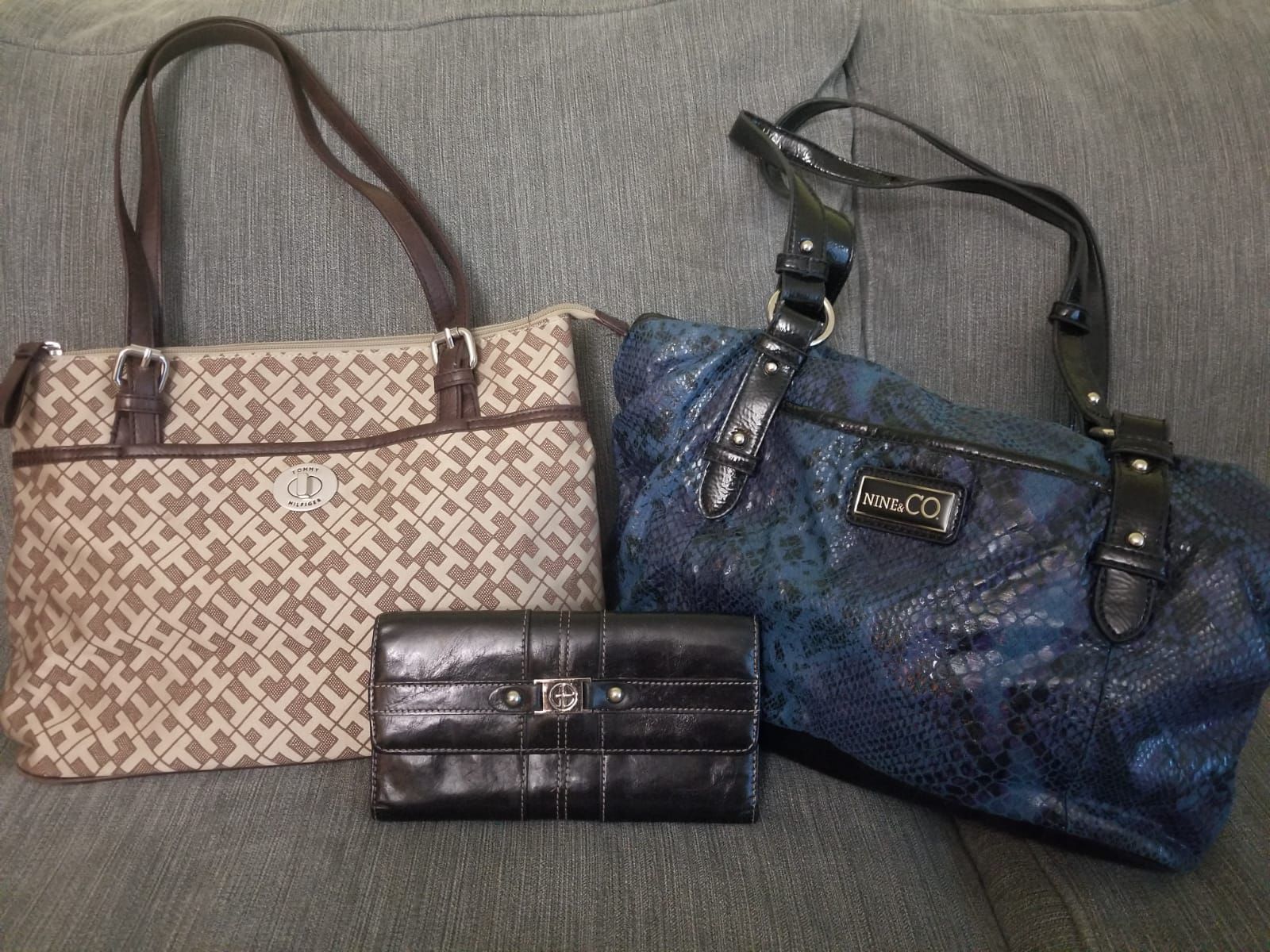 Tommy Hilfiger, Nine west and Giani Bernini women's purse