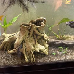 Ceramic Tree Stump For Aquarium 