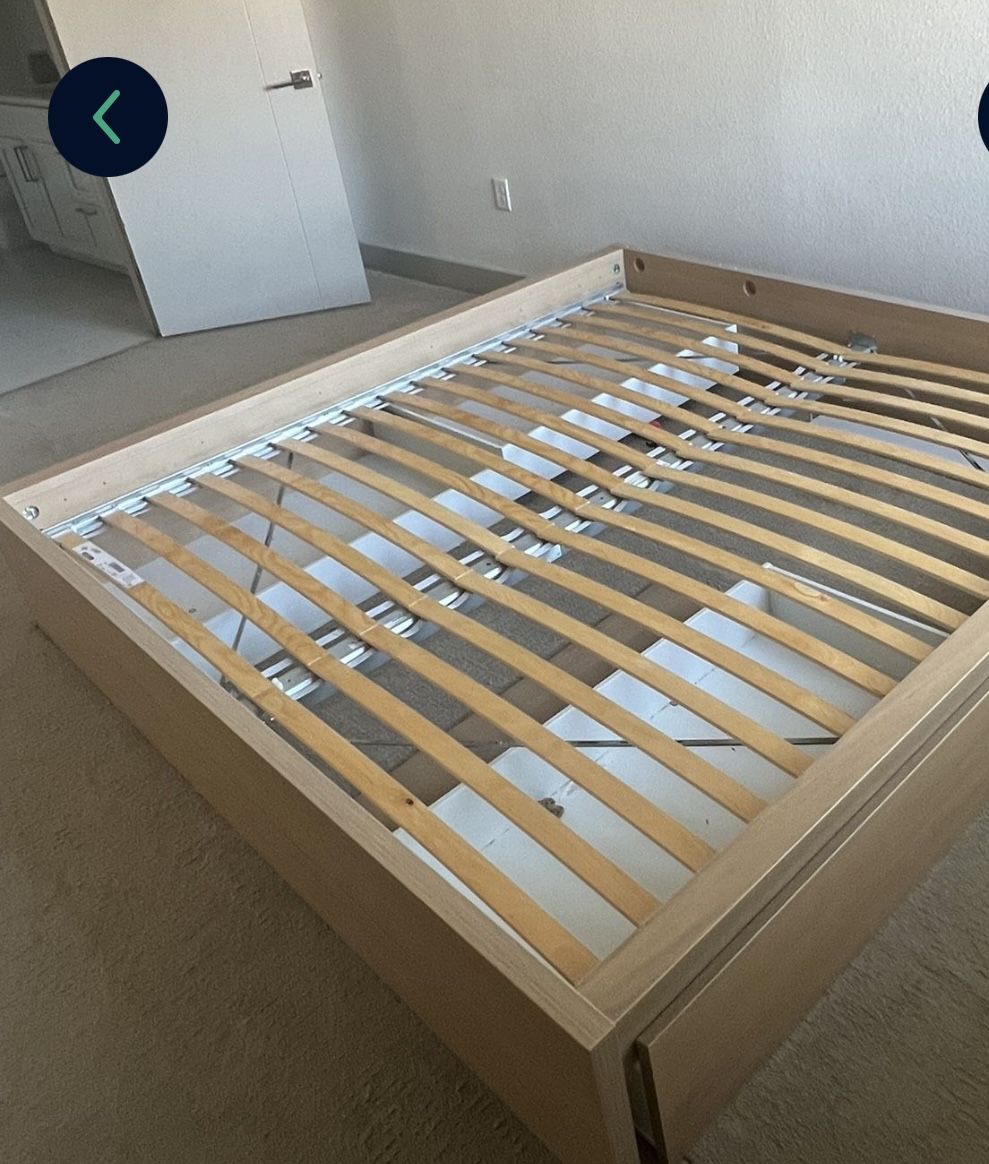 King size MALM Bed frame