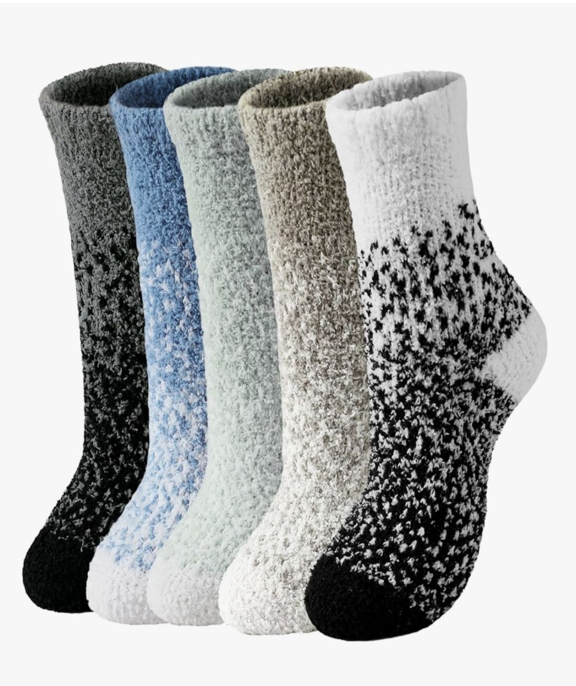 Cozy Fuzzy Socks - 5 Pairs