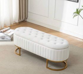 Cream oval sofa