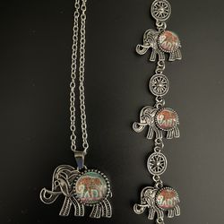 *NEW* Elephant Necklace And Bracelet. $4 EACH. Multiple Quantities Available
