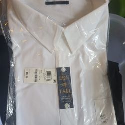 White Dress Shirt Big N Tall