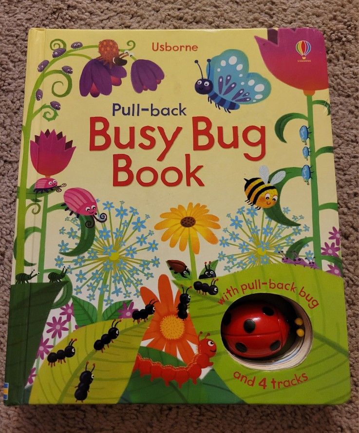 Usborne Pull-back Busy Bug Book