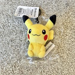 Pikachu Pokémon Center Offical Small Keychain (comes in original packaging)