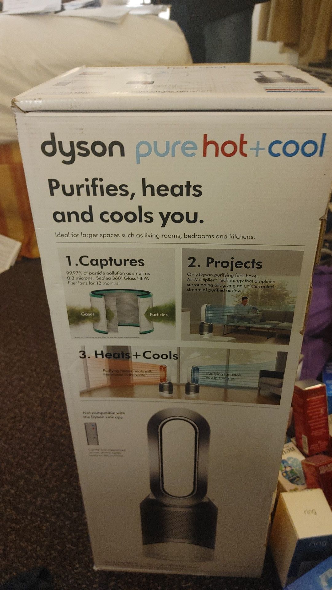 Dyson pure hot cold air purifier
