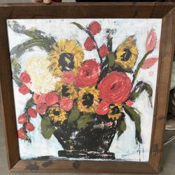 Like New Floral Painting 