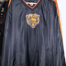 NFL Bears Windbreaker Size XL