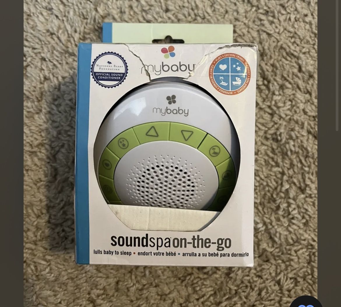 Homedics My Baby Sound Spa On-the-Go Portable Sound Machine (4 Soothing Sounds)