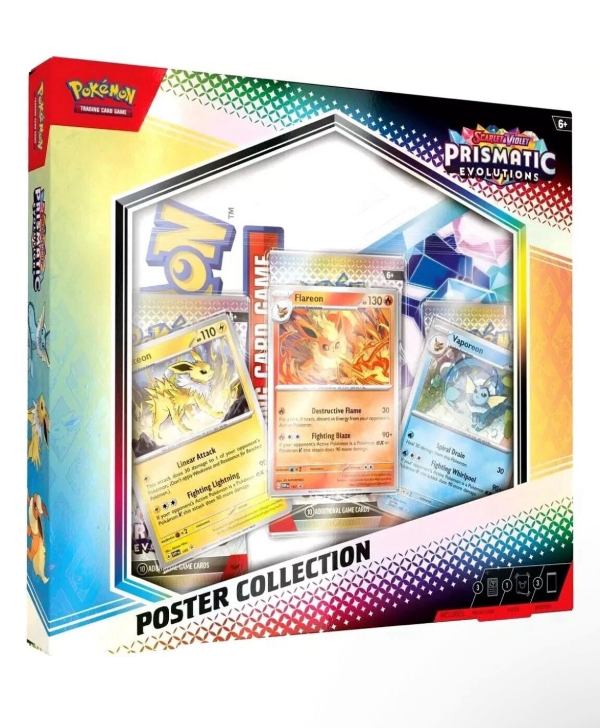 Pokemon TCG Prismatic Evolutions Poster Collection Box Sealed