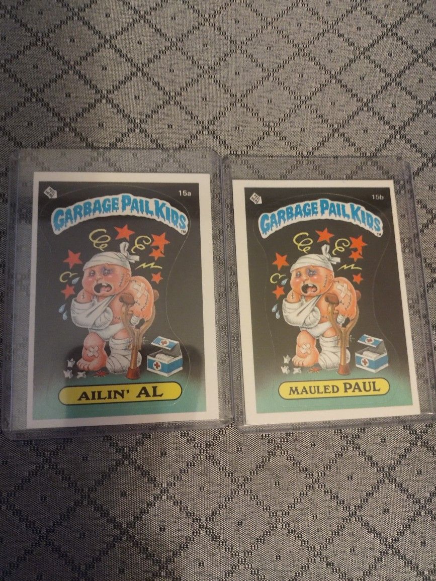 15a15b Garbage Pail Kids Series 1 Glossy