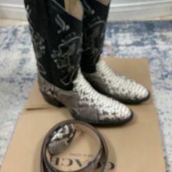 🐍 Boots And Belt 