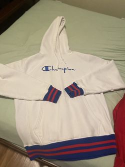 White Champion Hoodie (medium)