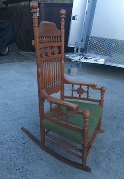 Nice Real solid wood rocking chair