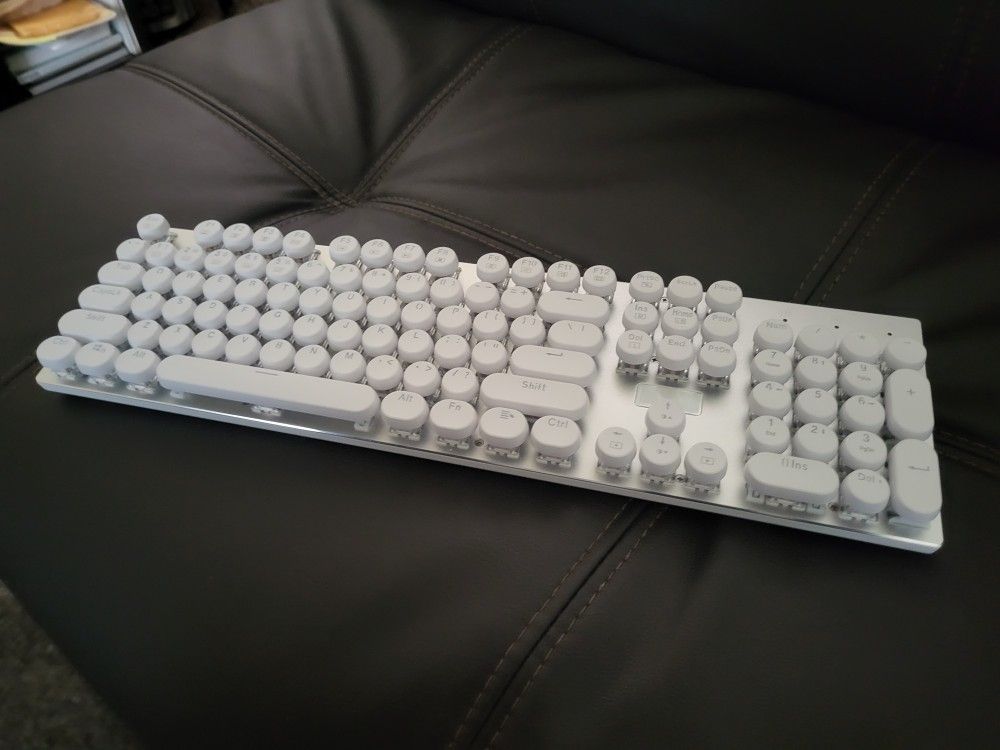 White Mechanical Keyboard
