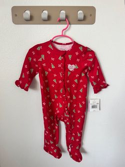 Little Me My 1st Christmas Footie 9M NWT