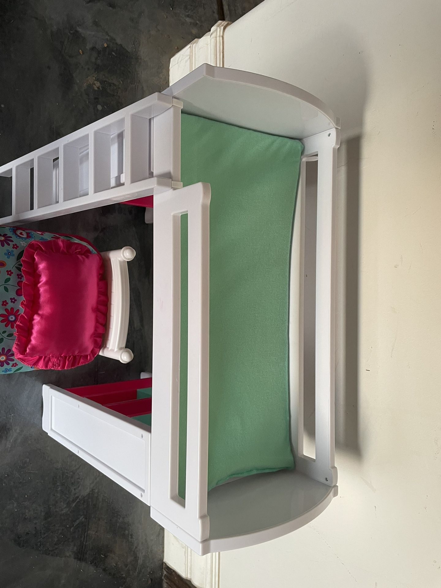 American Girl Doll Bed With Dresser