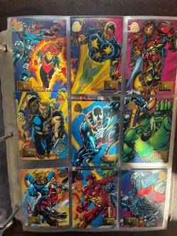 Marvel Trading Cards Mixed Binder!