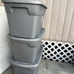 3 plastic containers all for $10//fcfs