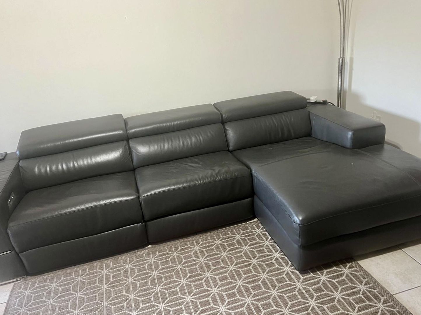 Electric Recliner Sectional-Sofa