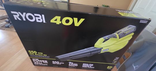 New Ryobi 40V Battery Leaf Blower