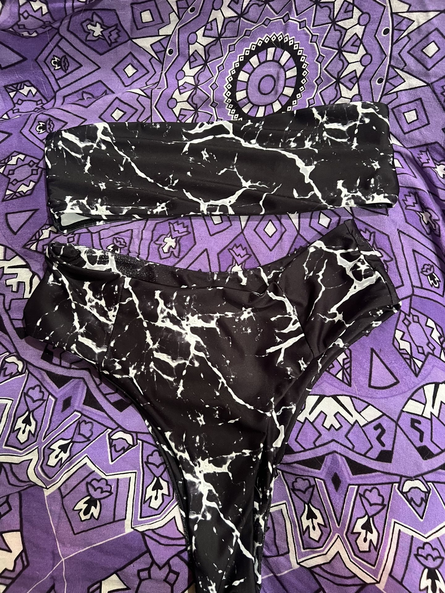 black bikini set