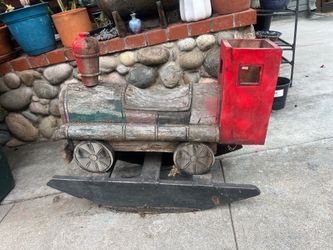 FREE Wooden Train Rocker