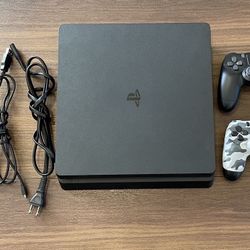 PlayStation 4 Slim In Very Good Condition With 2 Controllers …