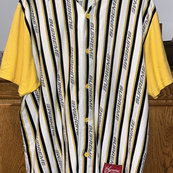 Supreme ss20 striped baseball t