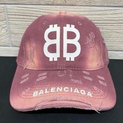 Fading Light Pink/Cherry Balenciaga Hat