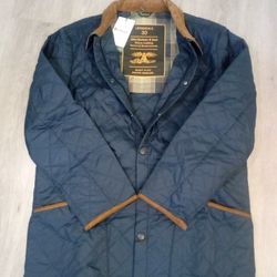 Quilted Men's Jacket L Size