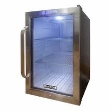 merchandiser refrigerator with a 2.5 cu. ft. capacity