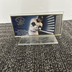 TONY GWYNN COMMEMORATIVE TICKET:PHOTO FROM FINAL CAREER GAME 10/7/ 2001 W/STAND