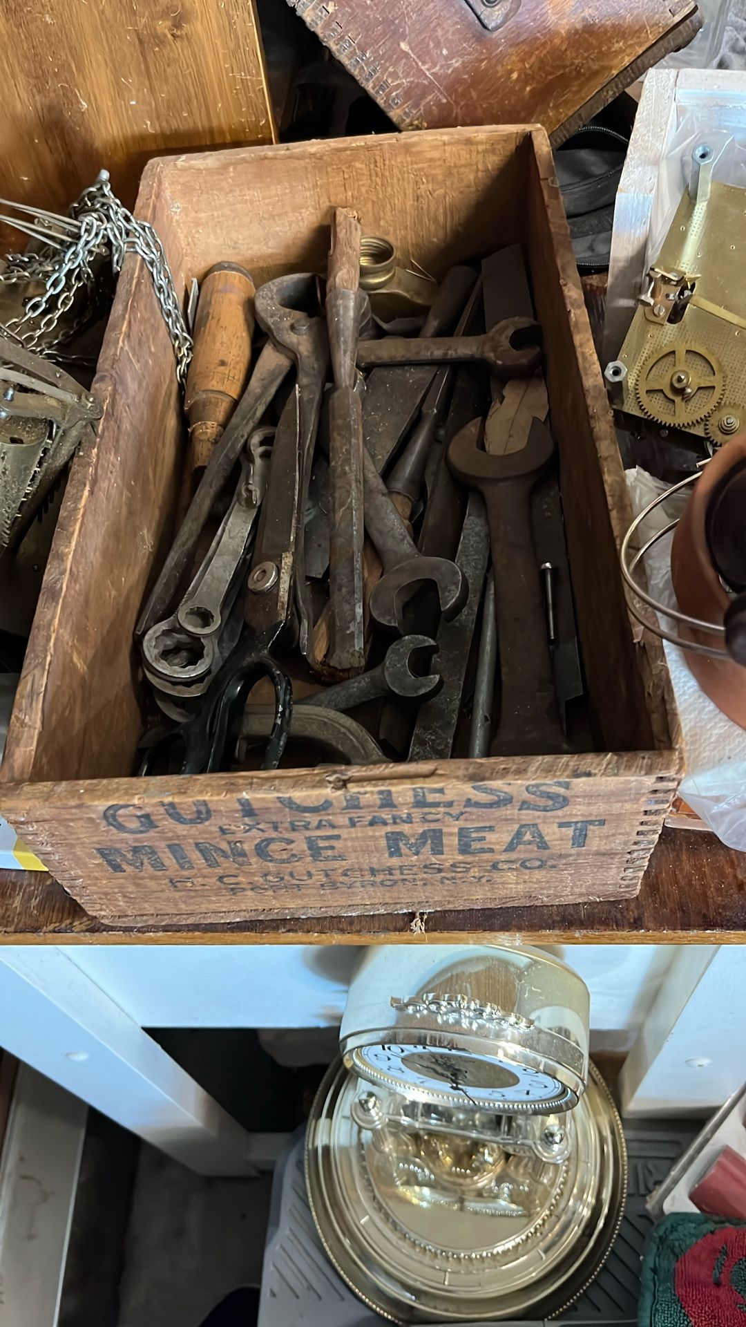 Old Box With Very Old Tools