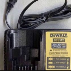 Dewalt GENUINE DCB112 12V-20V MAX Lithium Battery Charger,For Drill,Saw 20 volt