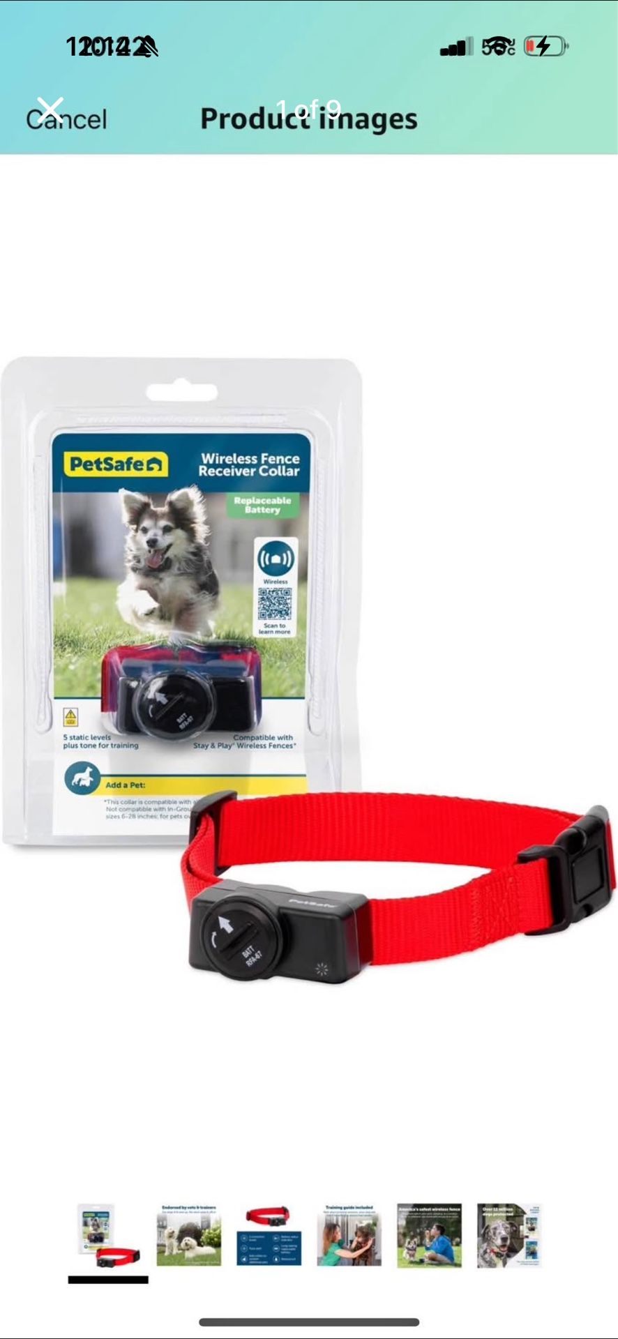 PetSafe Wireless Pet Conta System Receiver Collar for Dogs, Wireless Dog Collar Waterproof Mat