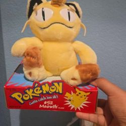 Pokemon Meowth Plush 