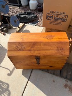 Wooden chest