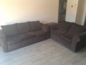 Two sets of couches